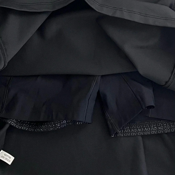 Outdoor Voices Doing Things Dress Black Athletic Workout Tennis Mini - Picture 15 of 16